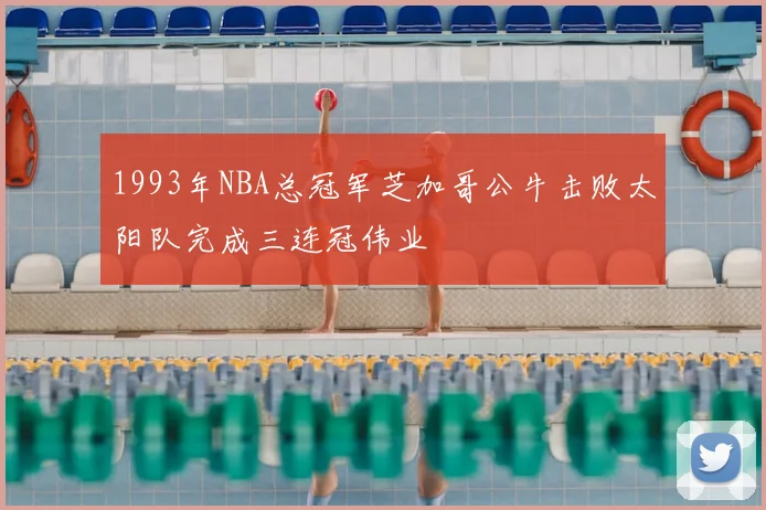 1993年NBA总冠军芝加哥公牛击败太阳队完成三连冠伟业