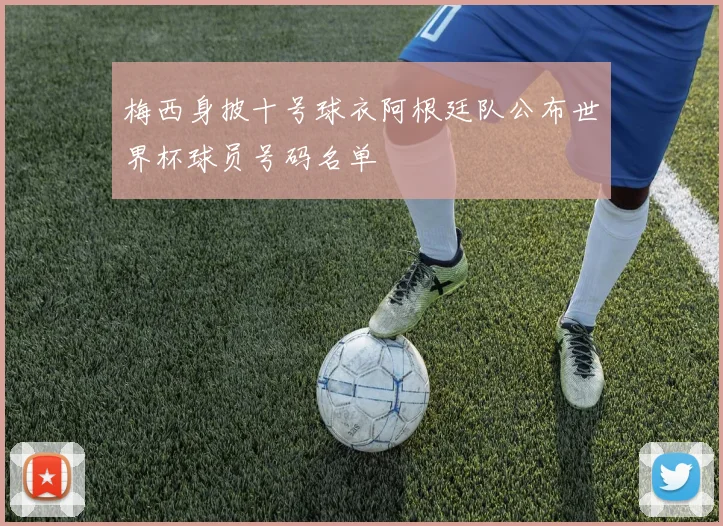 梅西身披十号球衣阿根廷队公布世界杯球员号码名单